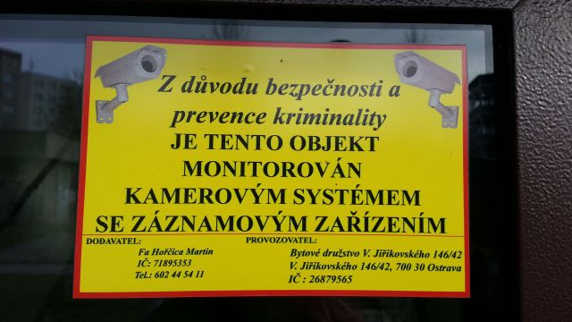 kamerový systém 2015.